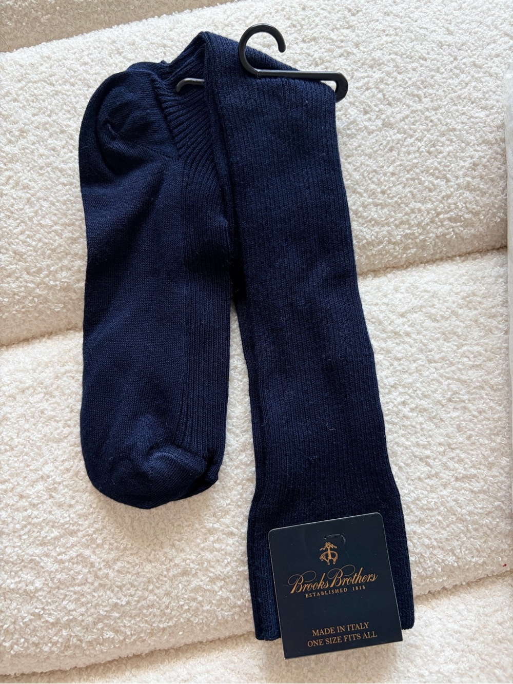 Brooks Brothers Dress Socks Navy OS